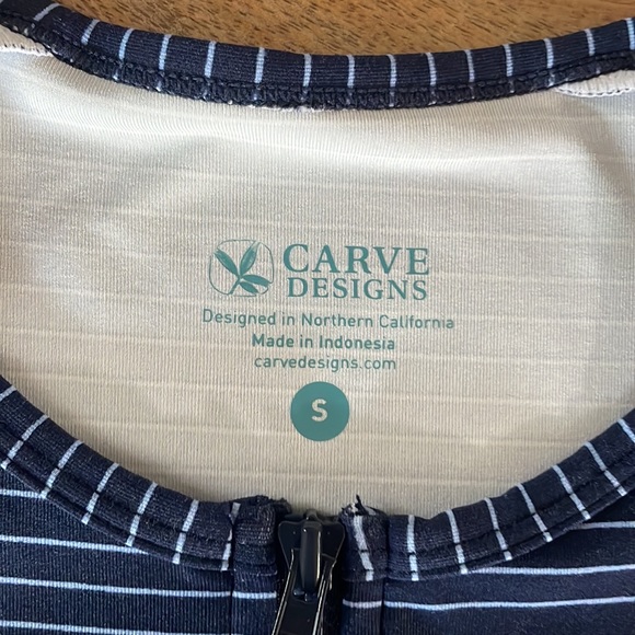 Navy Striped Rashguard - Picture 3 of 5